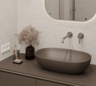 Керамогранит Ceradim Sassо Beige бежевый матовый рект. (60х60) арт. CR6060G0411R